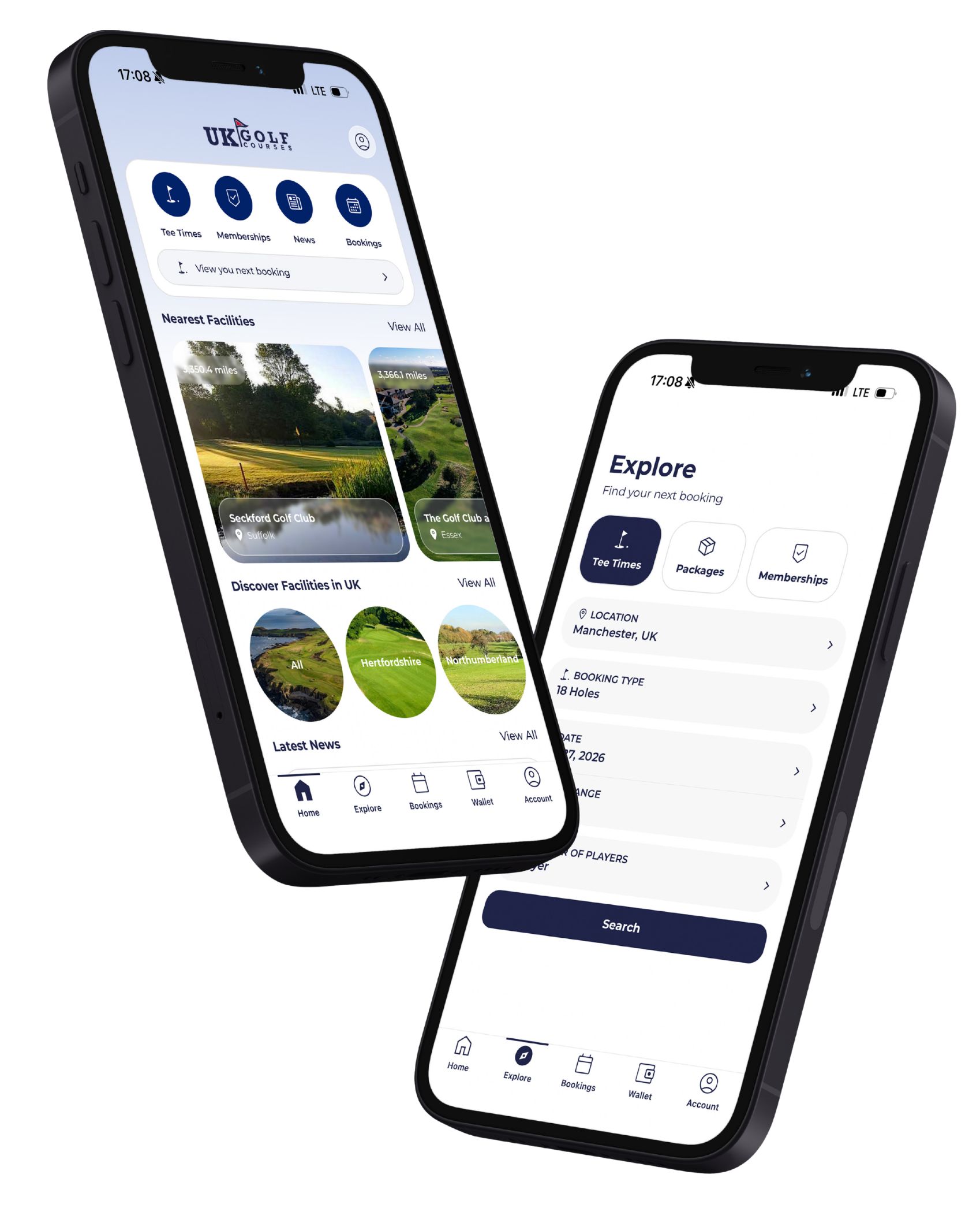 UK Golf Courses App